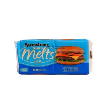 ARMSTRONG CHEESE CHEDDAR MELTS SLICES 450G